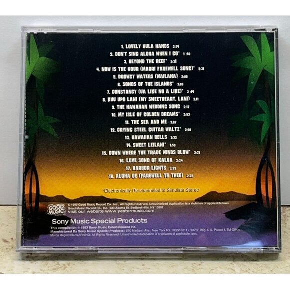 Marty Robbins Songs of the Islands CD Country 1999 Sony Lovely Hula Hands - Picture 3 of 6